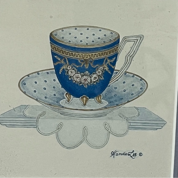 Vintage Wanda Lee teacup print - Picture 5 of 5